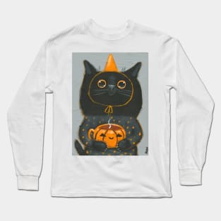 Pumpkin Coffee Cup Long Sleeve T-Shirt